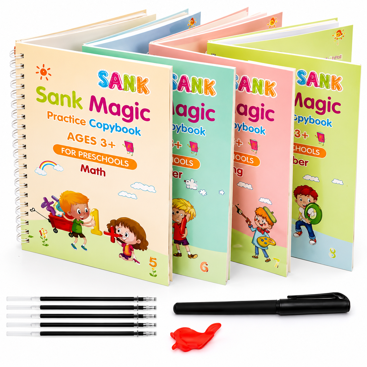 Magic Practice Copybook (4 Book + 10 Refill) (A-127)