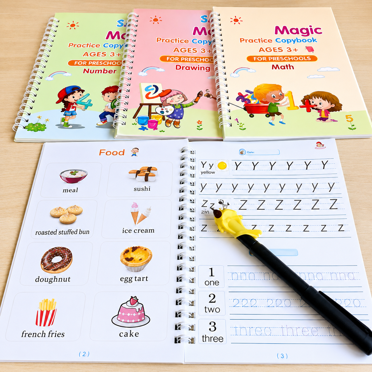 Magic Practice Copybook (4 Book + 10 Refill) (A-127)
